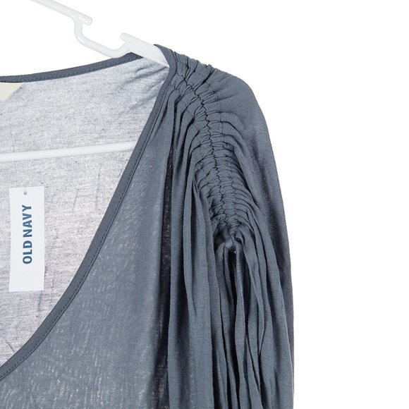 Old Navy Gray Blouse Size Small NWT - Picture 2 of 5